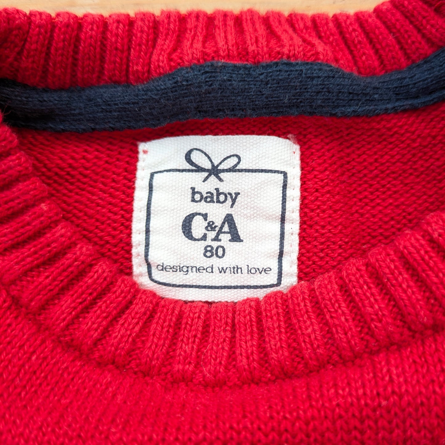 C&A Santa sweater - 9 mo / 80cm