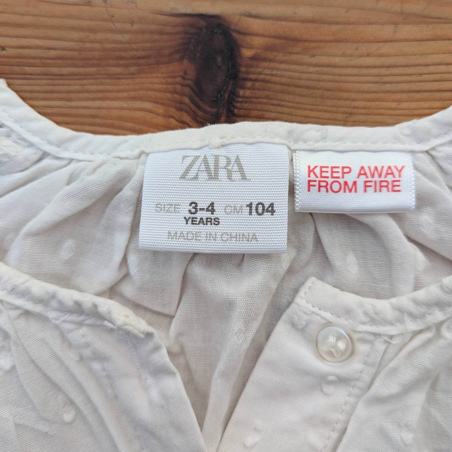Zara two-piece pyjama set - 3-4 yrs / 104cm