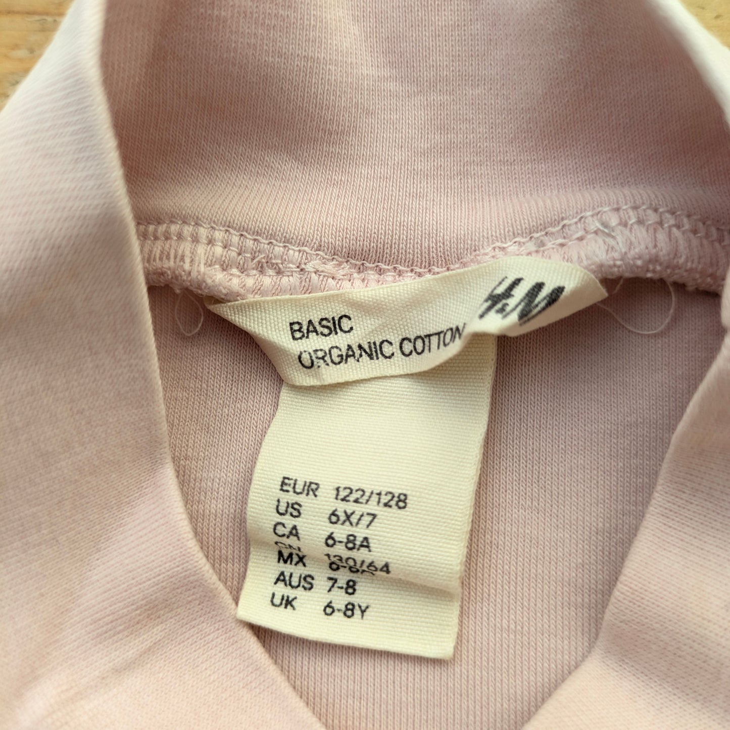 H&M pink shirt - 6-8 yrs / 122-128cm