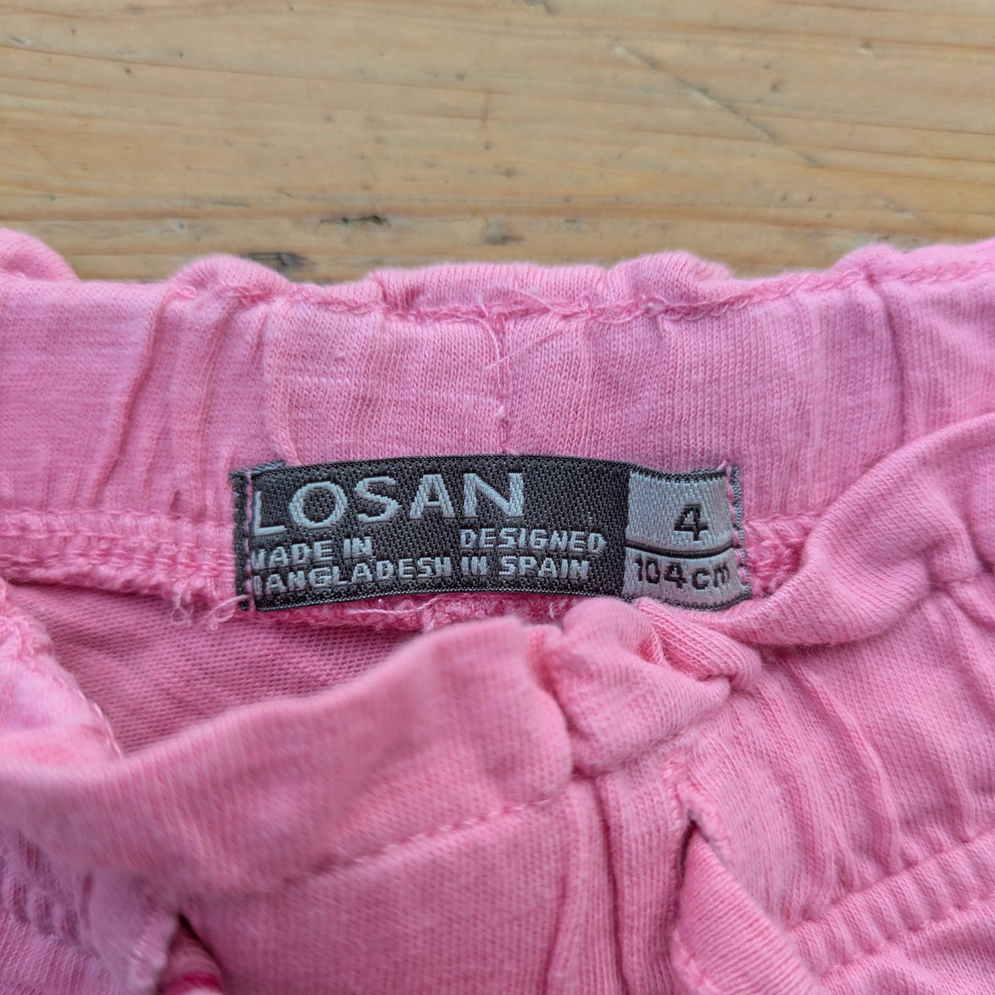 Losan pink shorts - 4 years