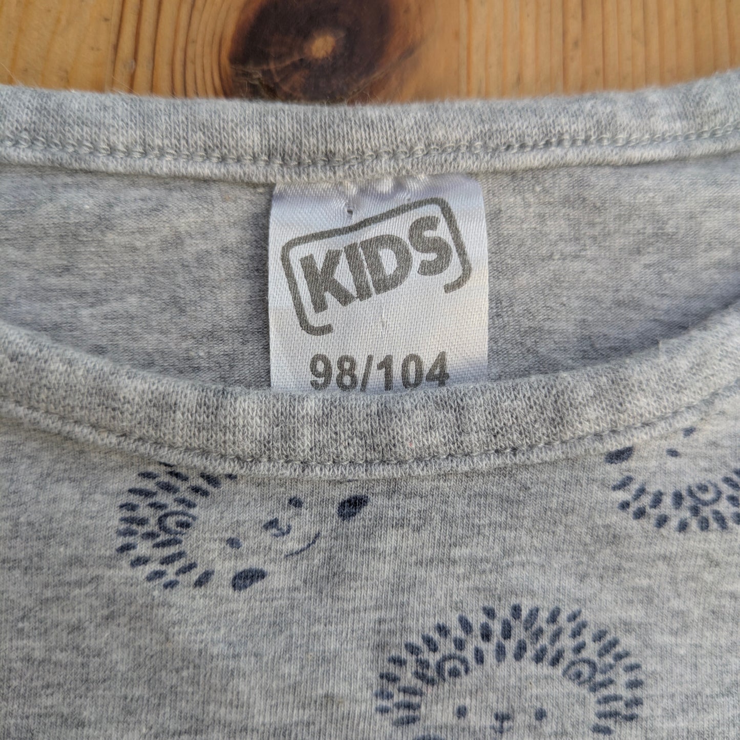 Kids grey pyjamas - 3-4 yrs / 98-104 cm