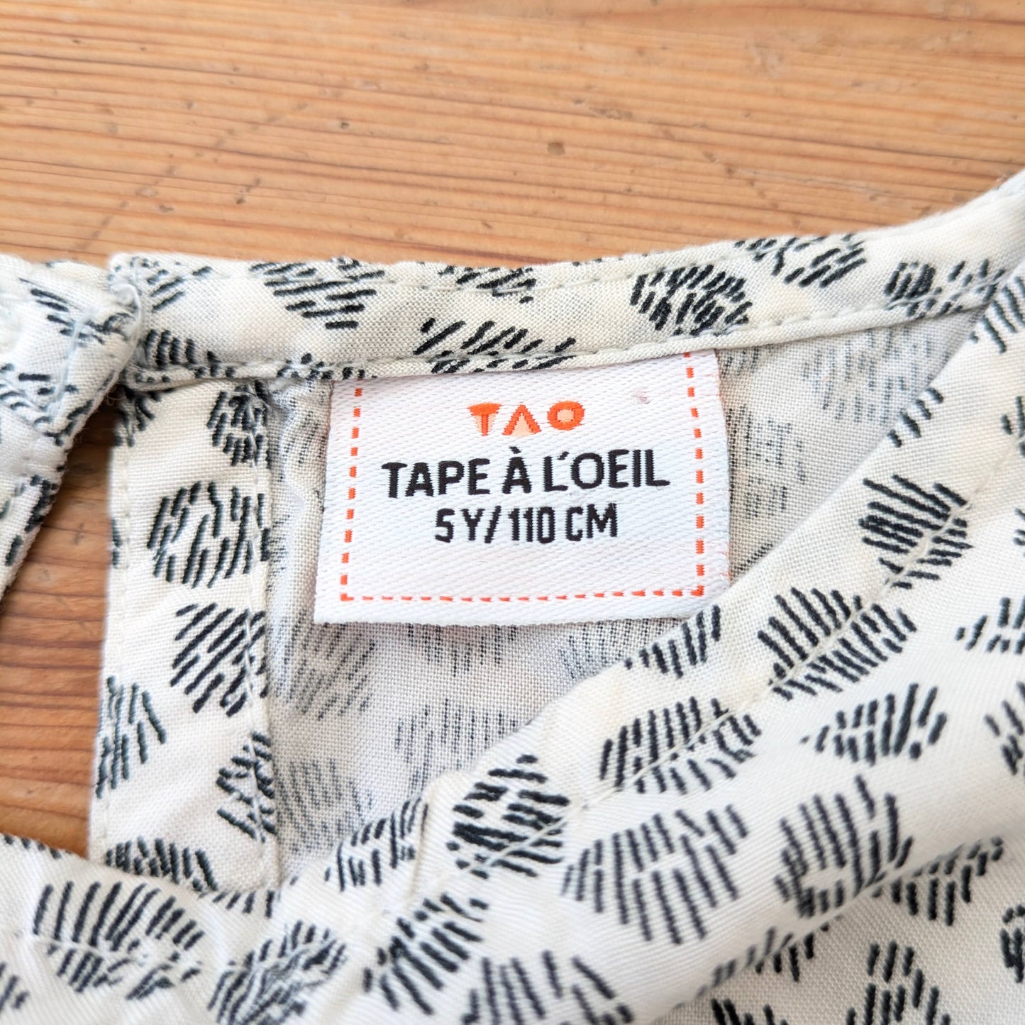 Tap a l'Oeil dress - 5 yrs / 110cm