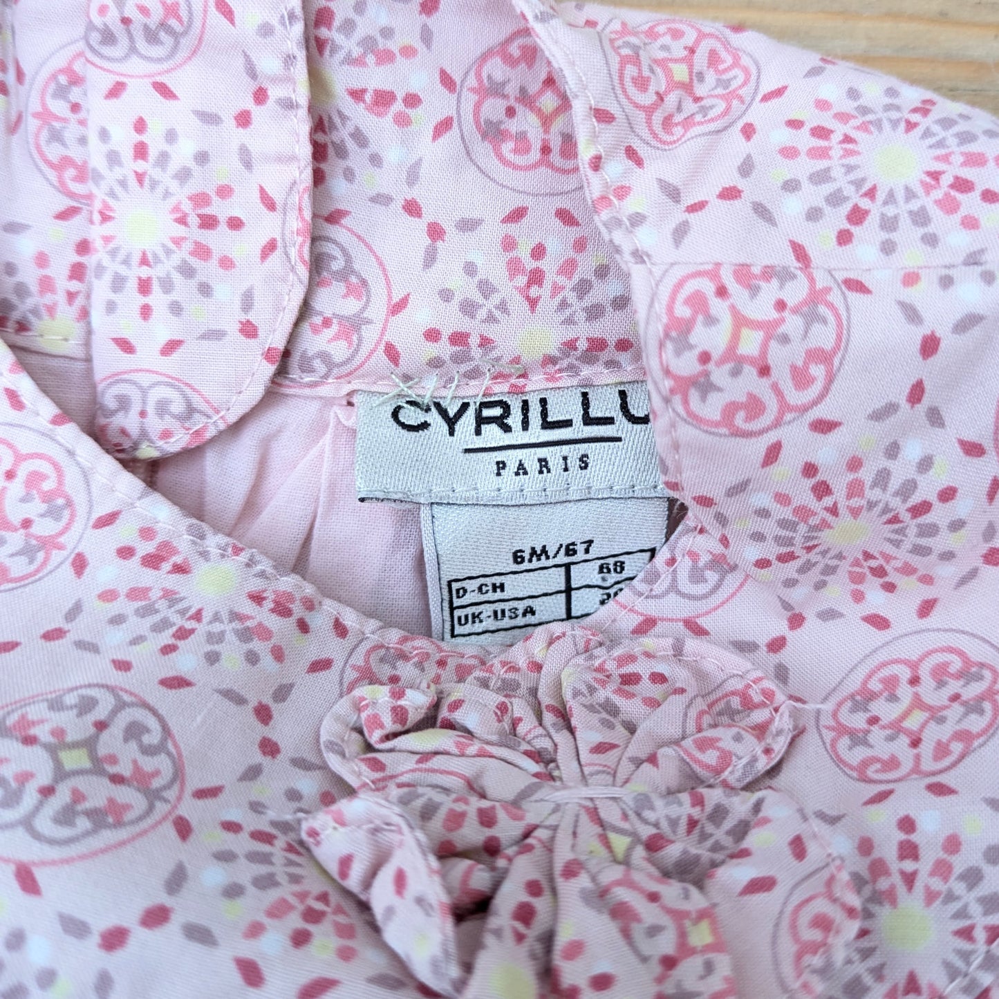 Cyrillus floral dress - 6 mo