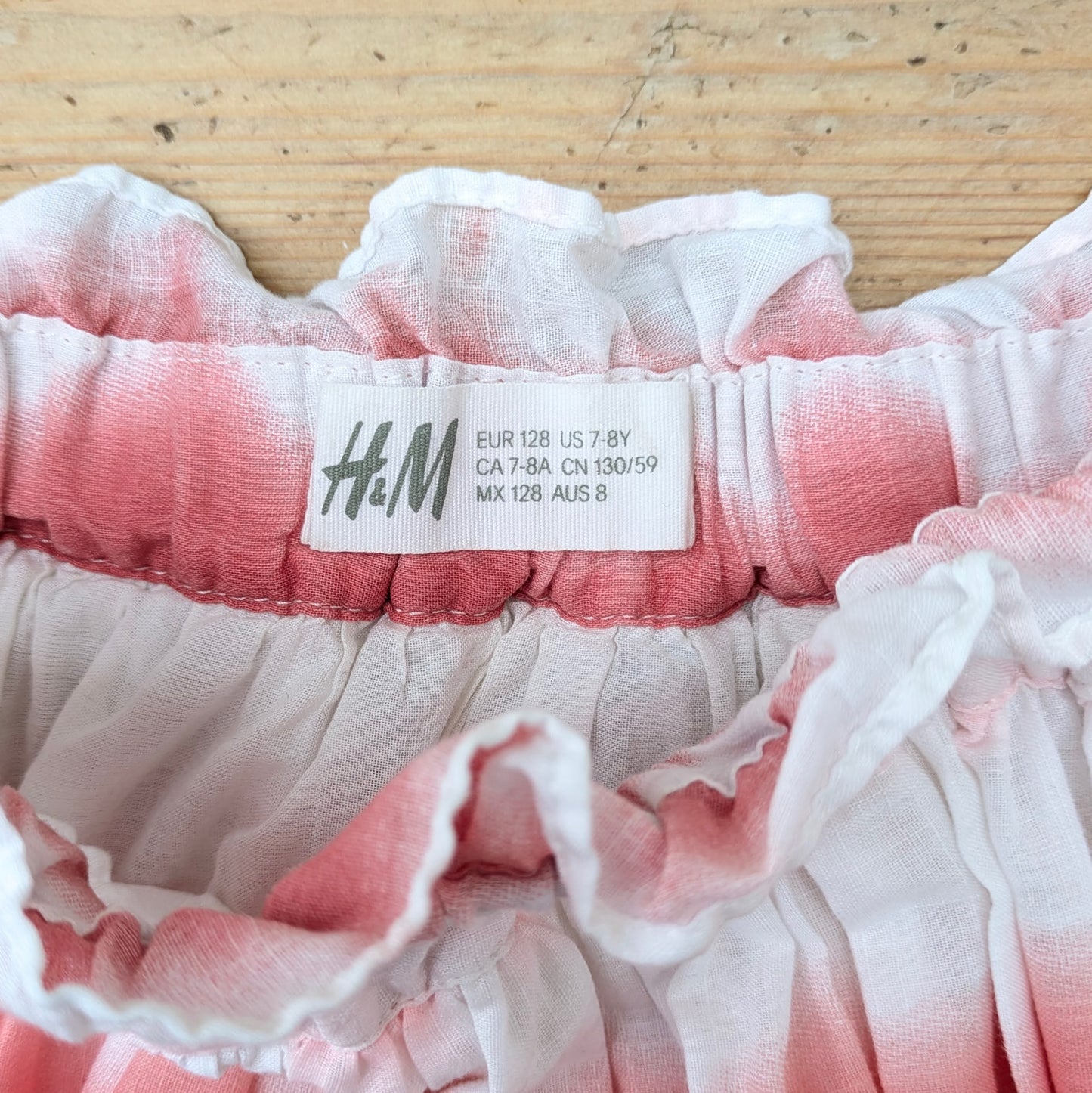 H&M Baumwollrock mit Glitzer – 7 Jahre / 128 cm