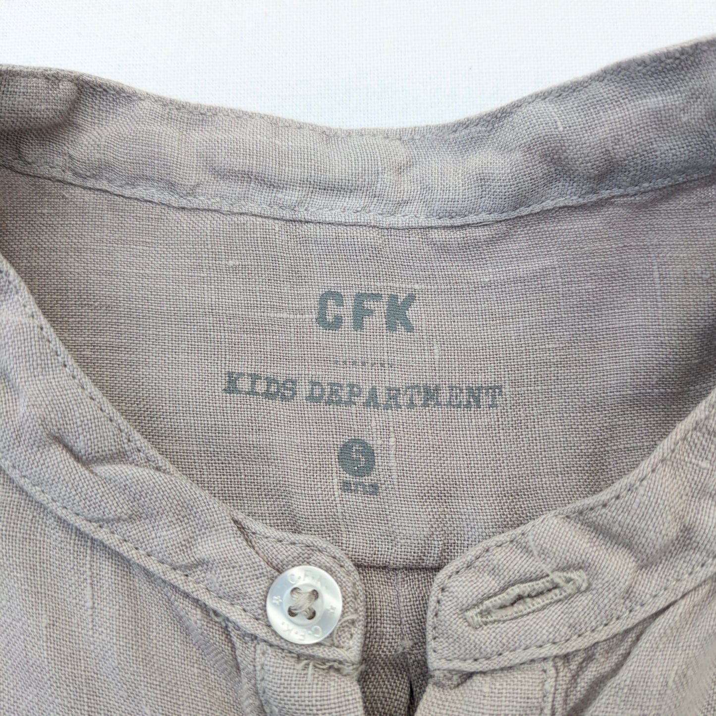 Chemise CFK en coton et lin doux - 5 ans