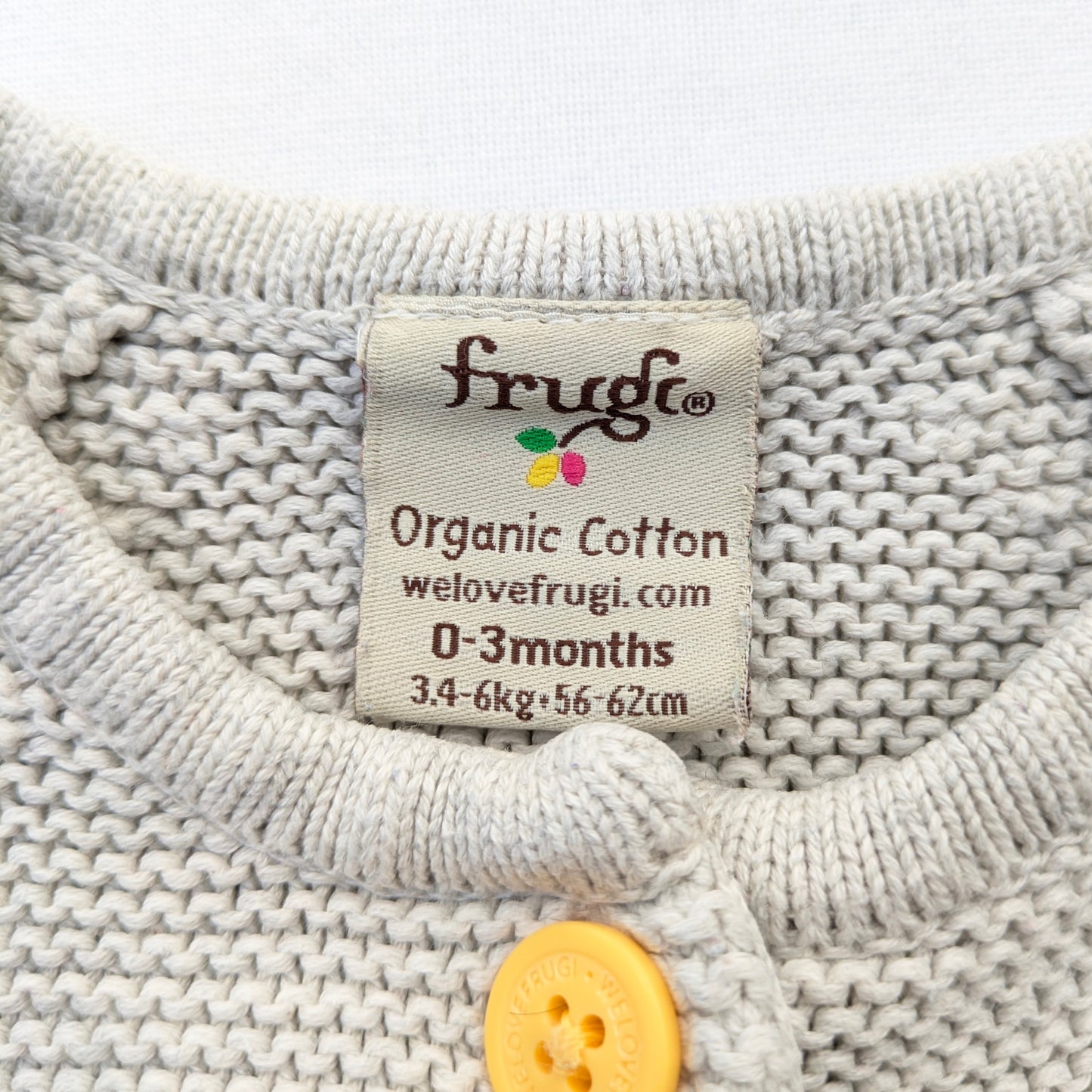 Frugi organic cotton sweater - 0-3 mo / 56-62cm