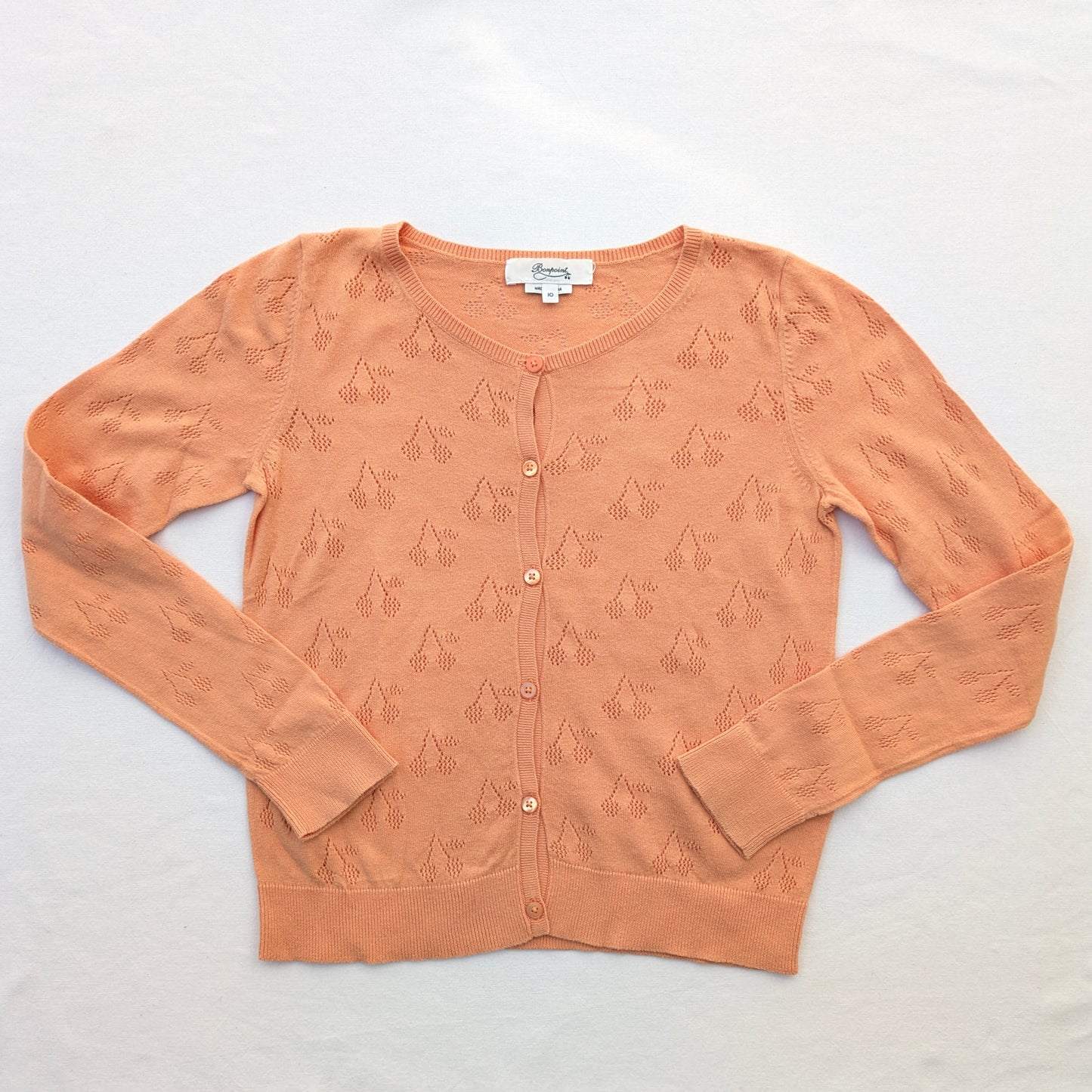 Bonpoint cotton knit cardigan - 10 years