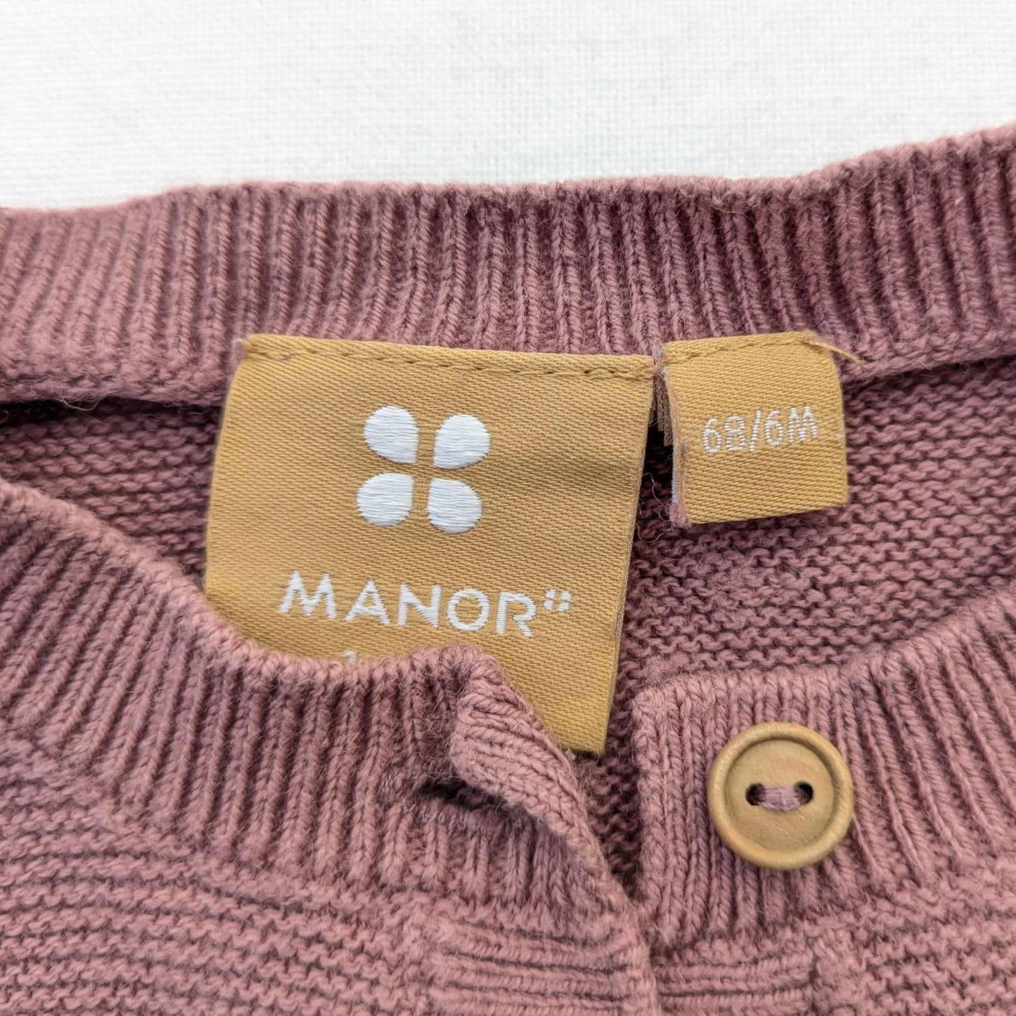 Manor baby knit cotton sweater - 6 mo