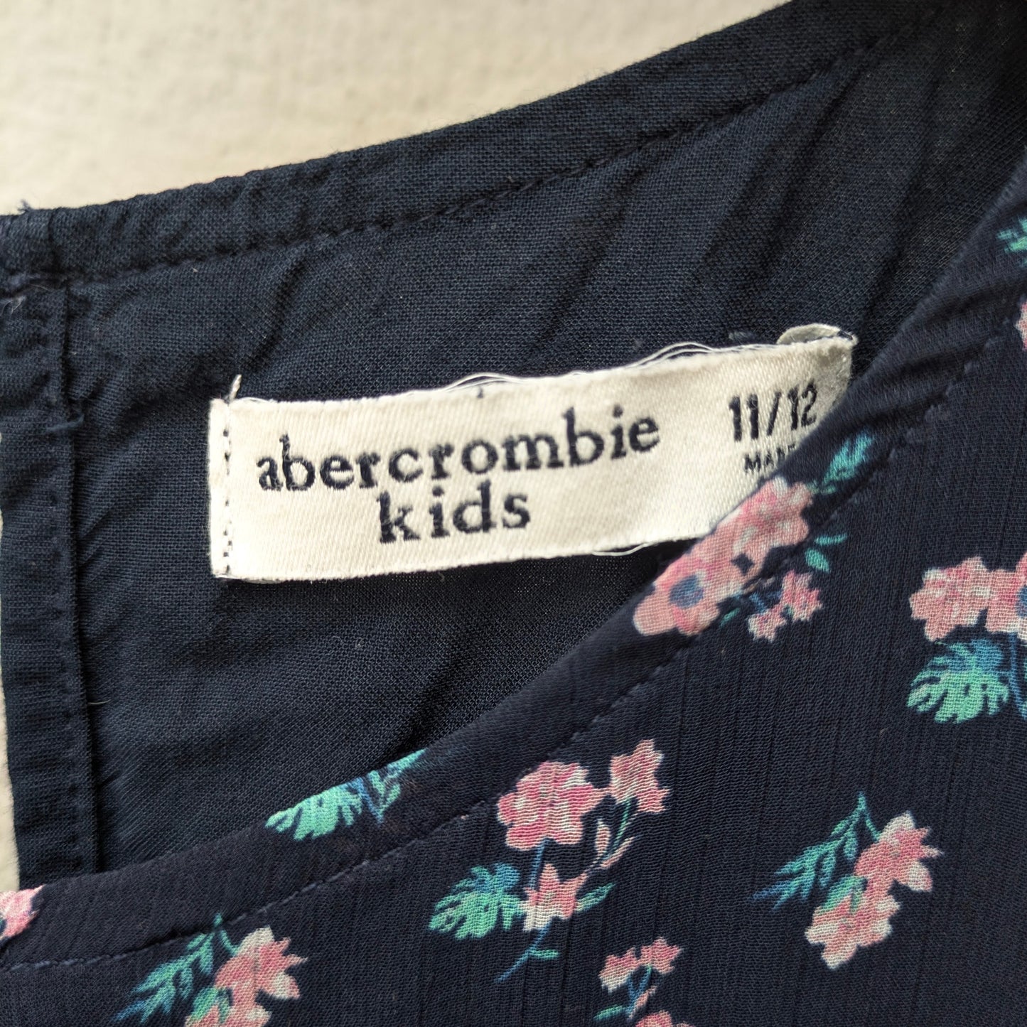 Robe fleurie Abercrombie pour enfants - 11-12 ans