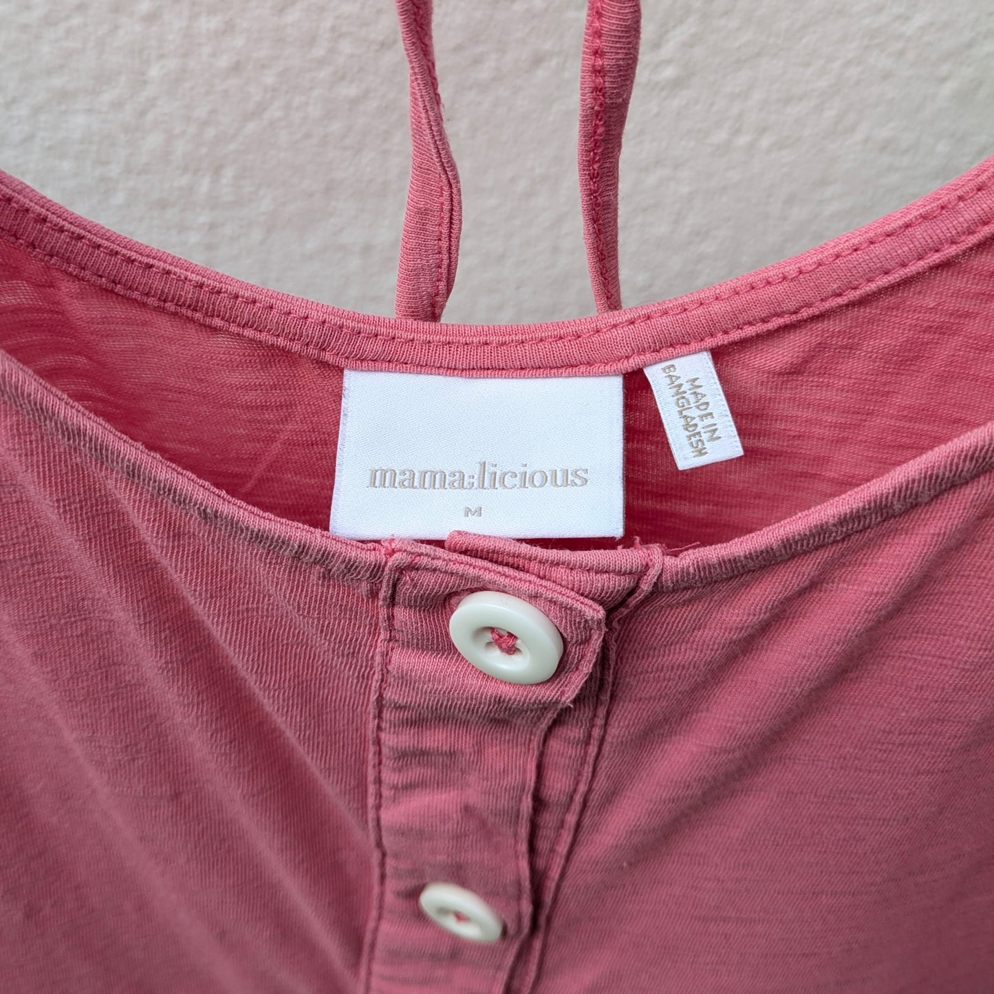 Mamlicious cotton maternity and nursing tank - Size M