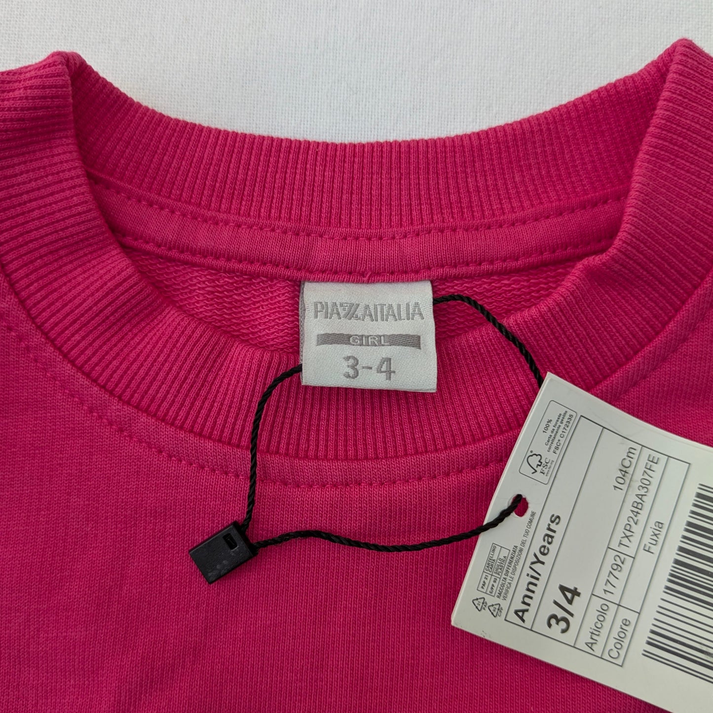 Piazaitalia sweatshirt - 3-4 yrs