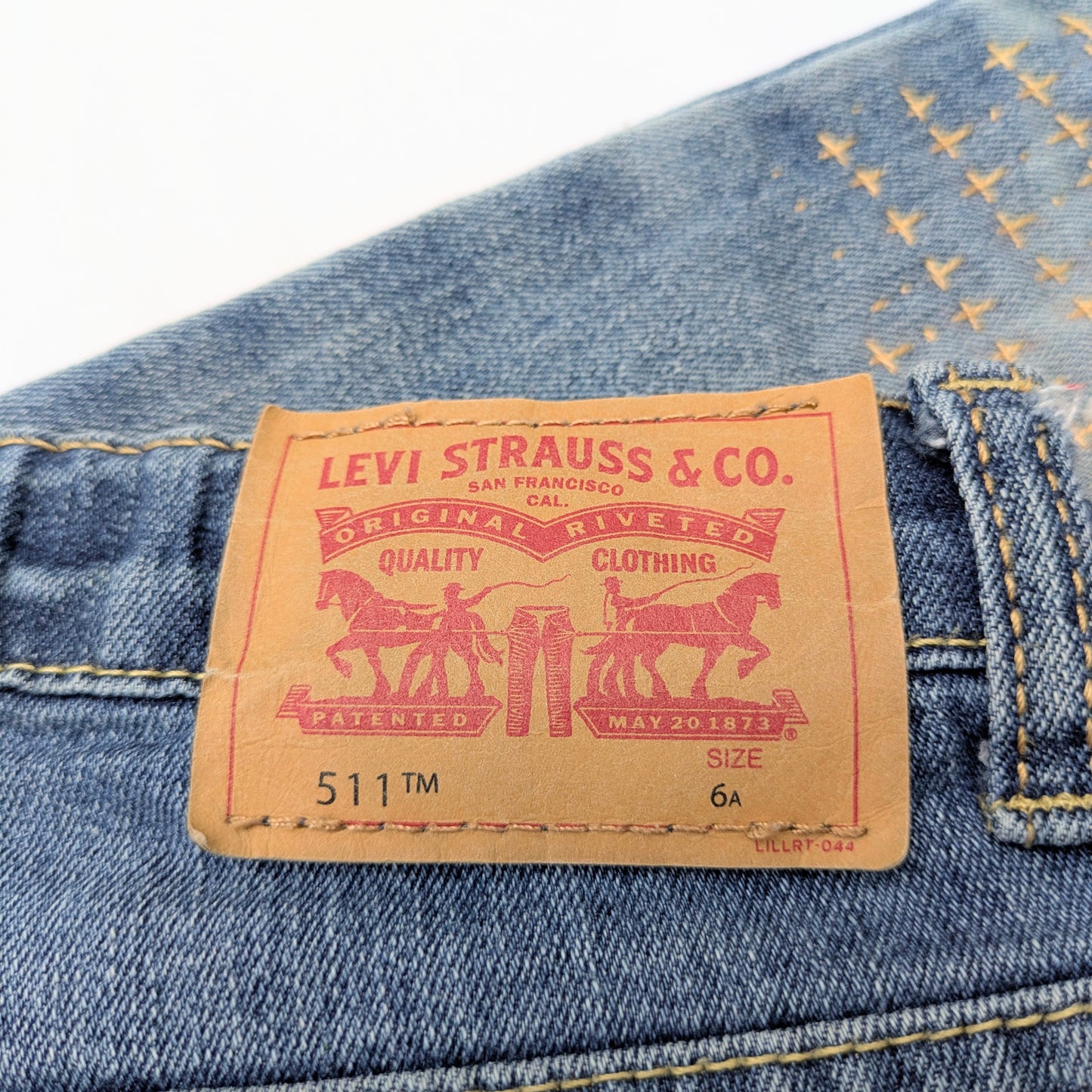 Upcycled Collection - jeans - 6 years