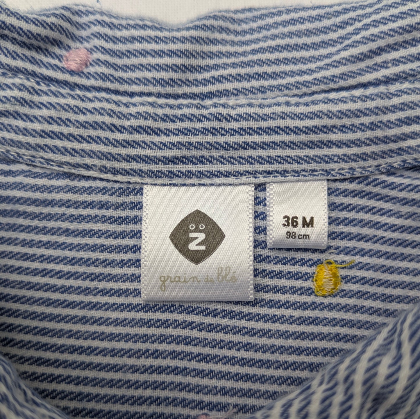 grain de ble blouse-dress - 3-4 yrs / 96cm