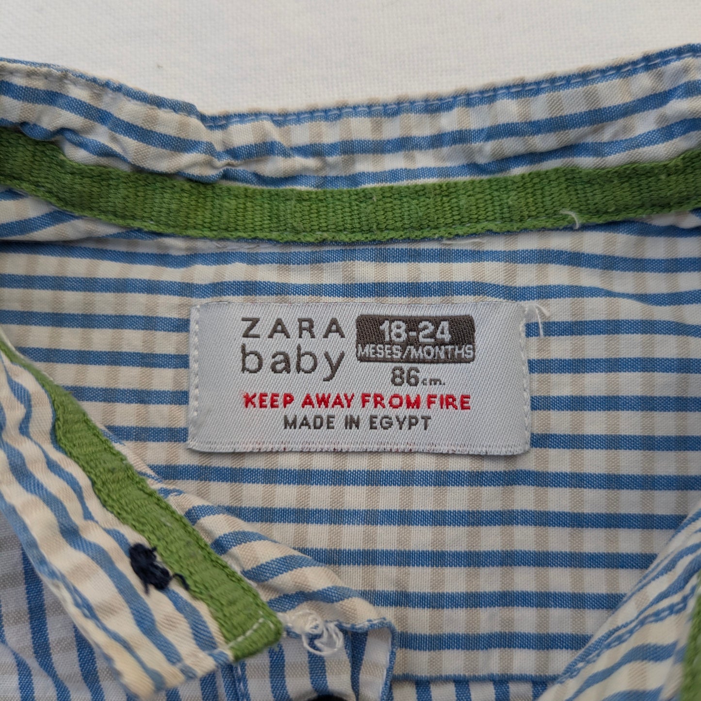 Zara button-up shirt - 18-24 mo / 92 cm