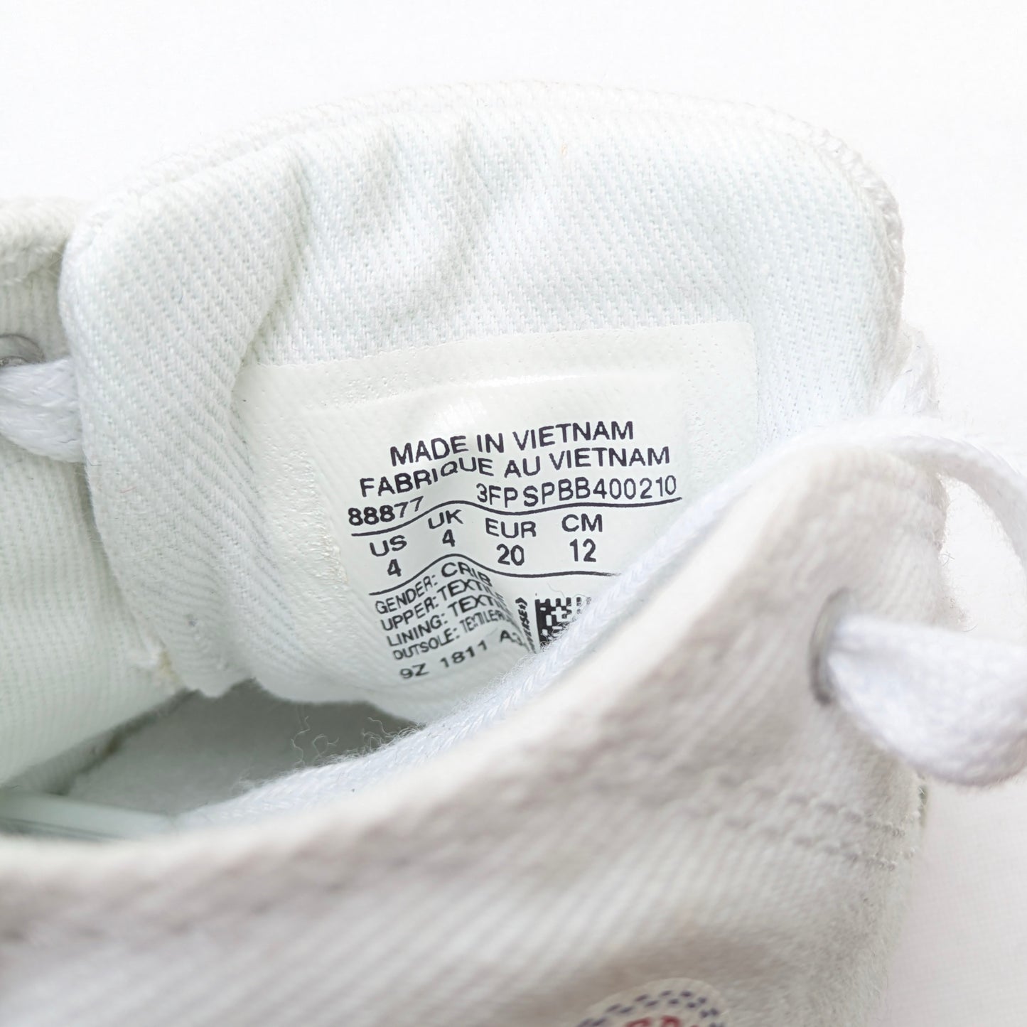 Chaussures bébé Converse - taille 20