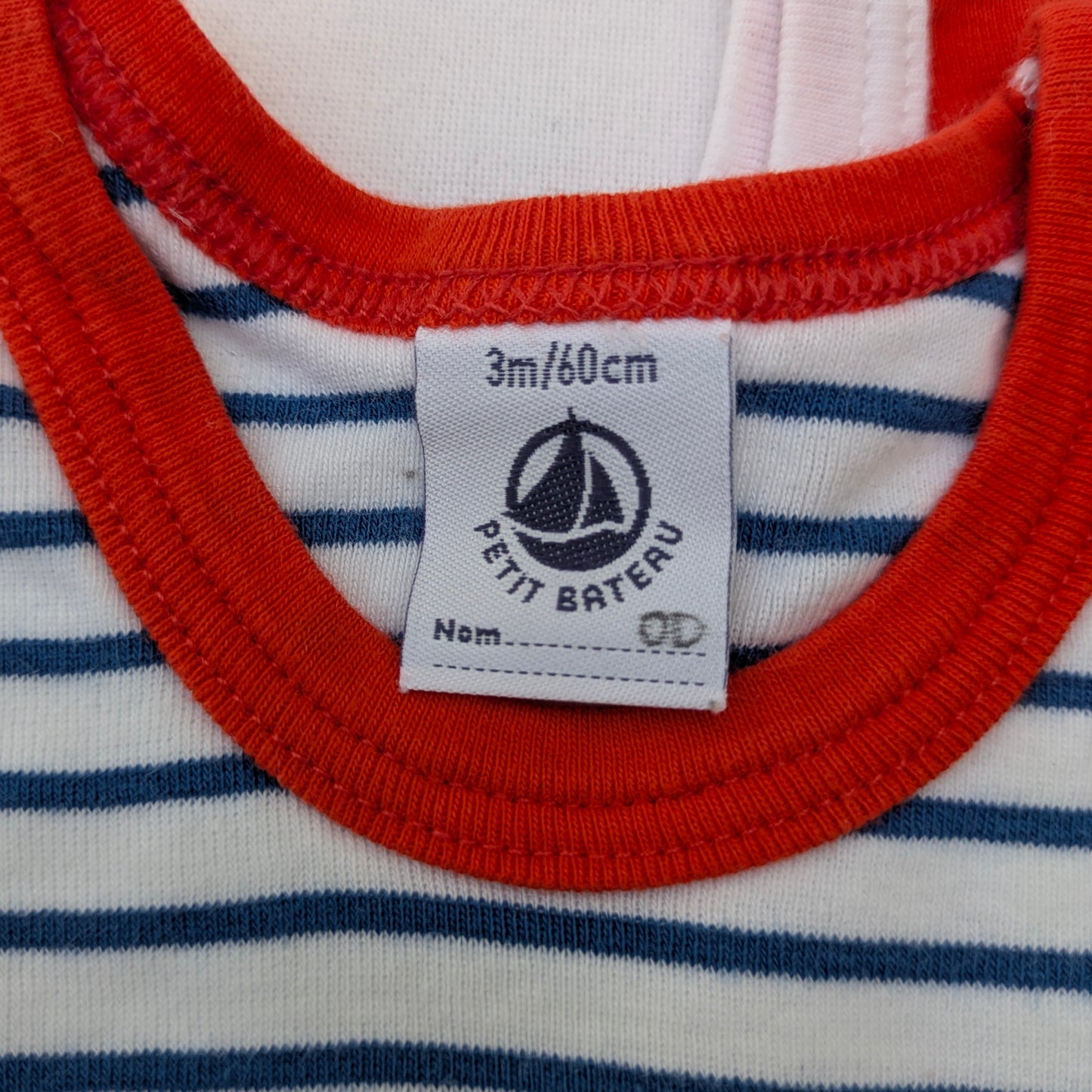 Petit Bateau onesie bodies set - 3 mo / 60cm