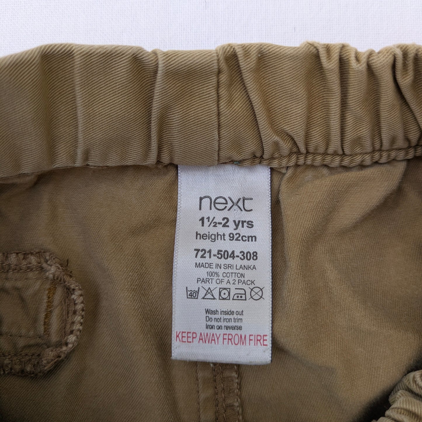 Next shorts - 18-24 mo