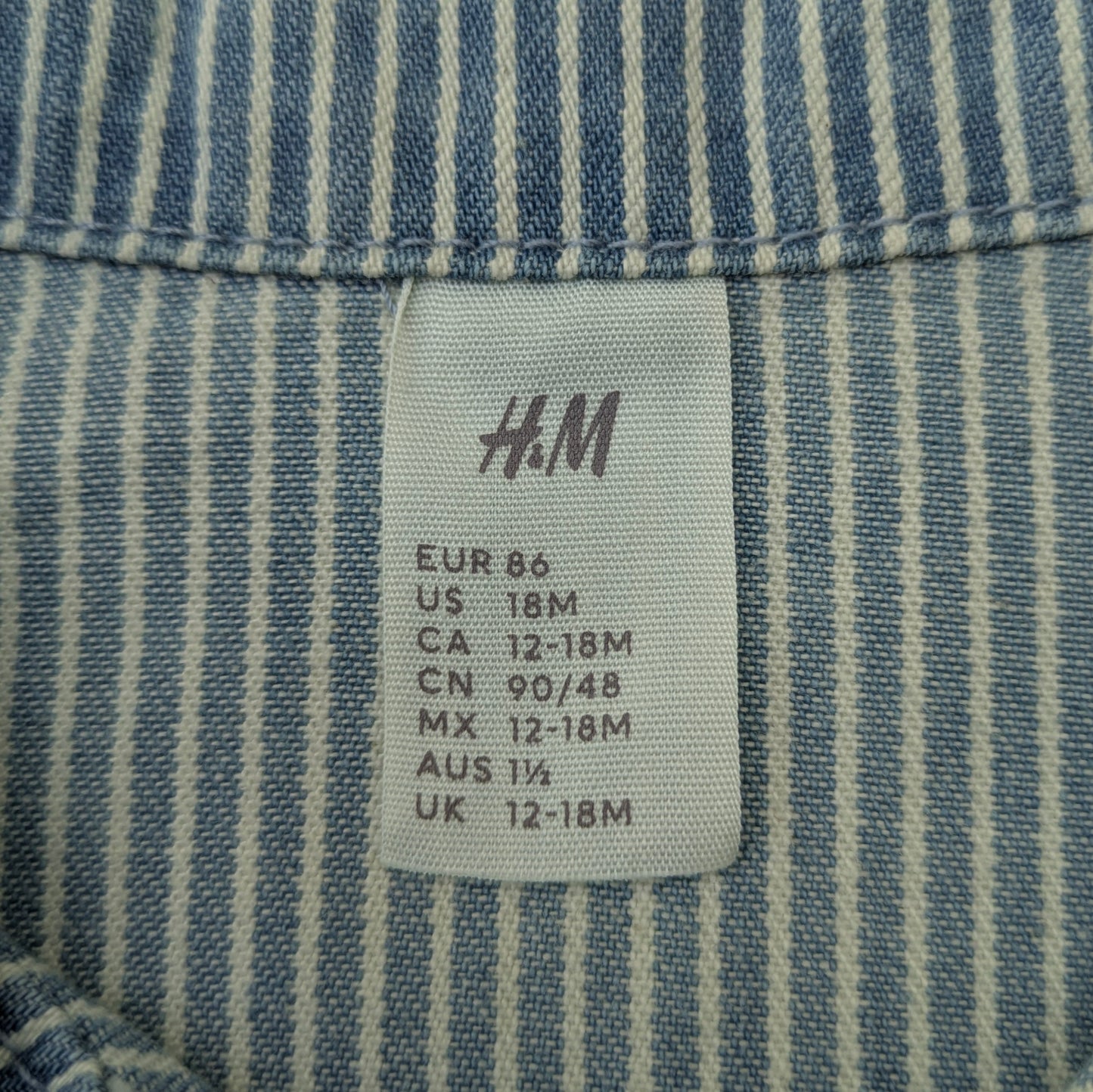 H&M denim shirt-jacket - 18 mo / 86cm