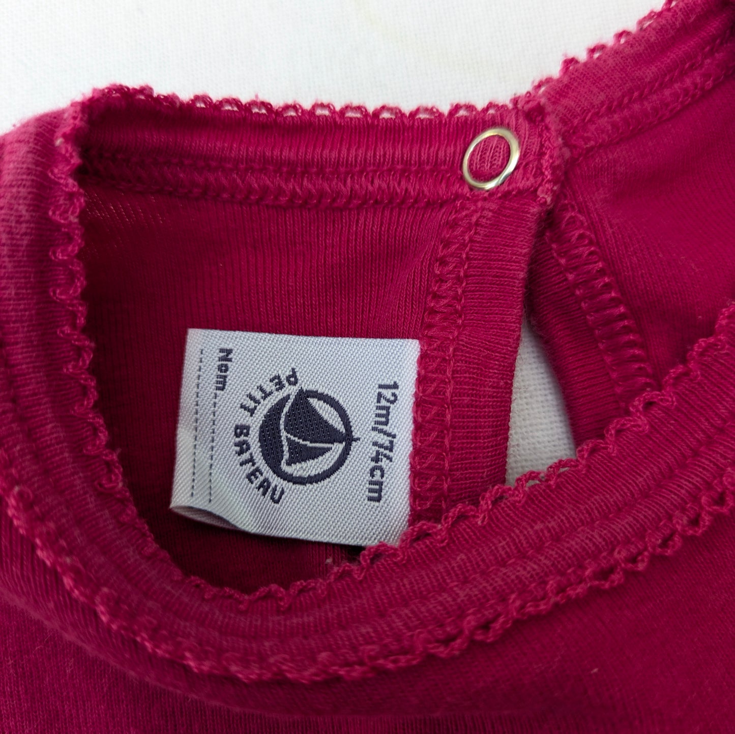Petit Bateau onesie dress - 12 mo / 74cm