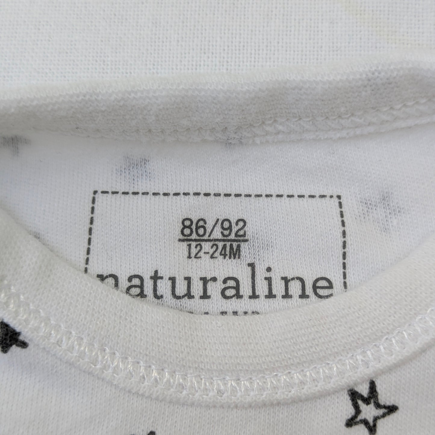 Naturaline organic cotton onesie - 12-24 mo / 86-92cm