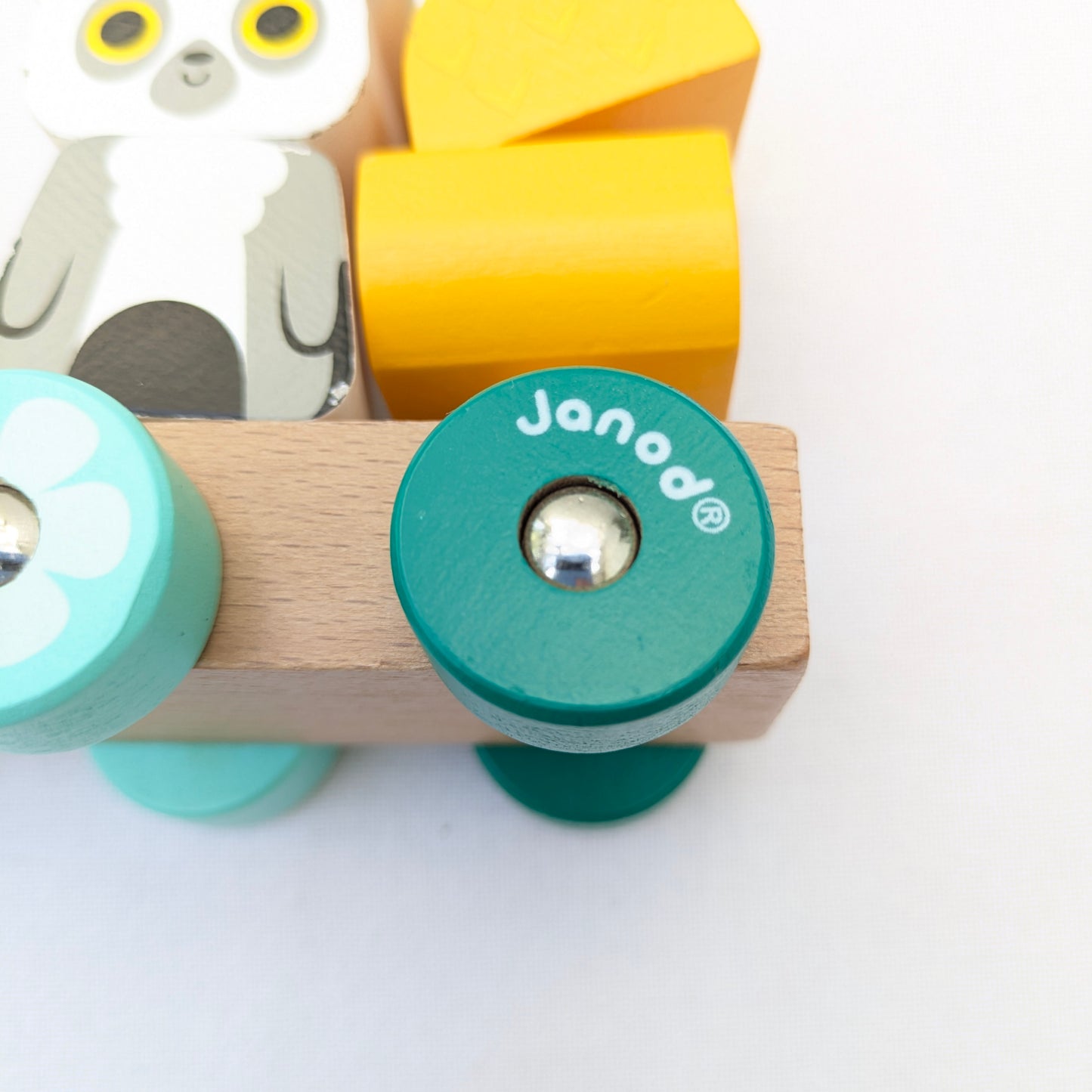 Janod wooden pull-along train
