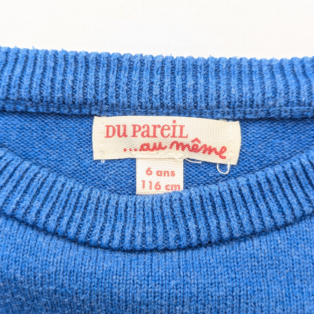 du pareil au meme cotton sweater - 6 yrs
