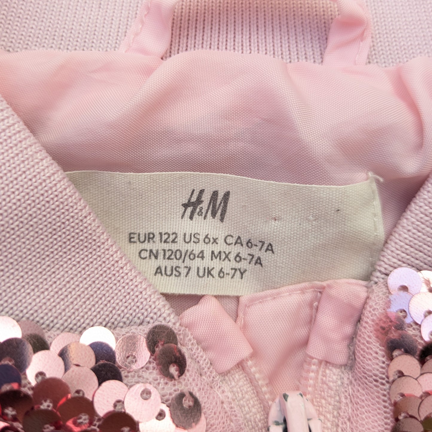 H&M sparkle jacket - 6 yrs / 122