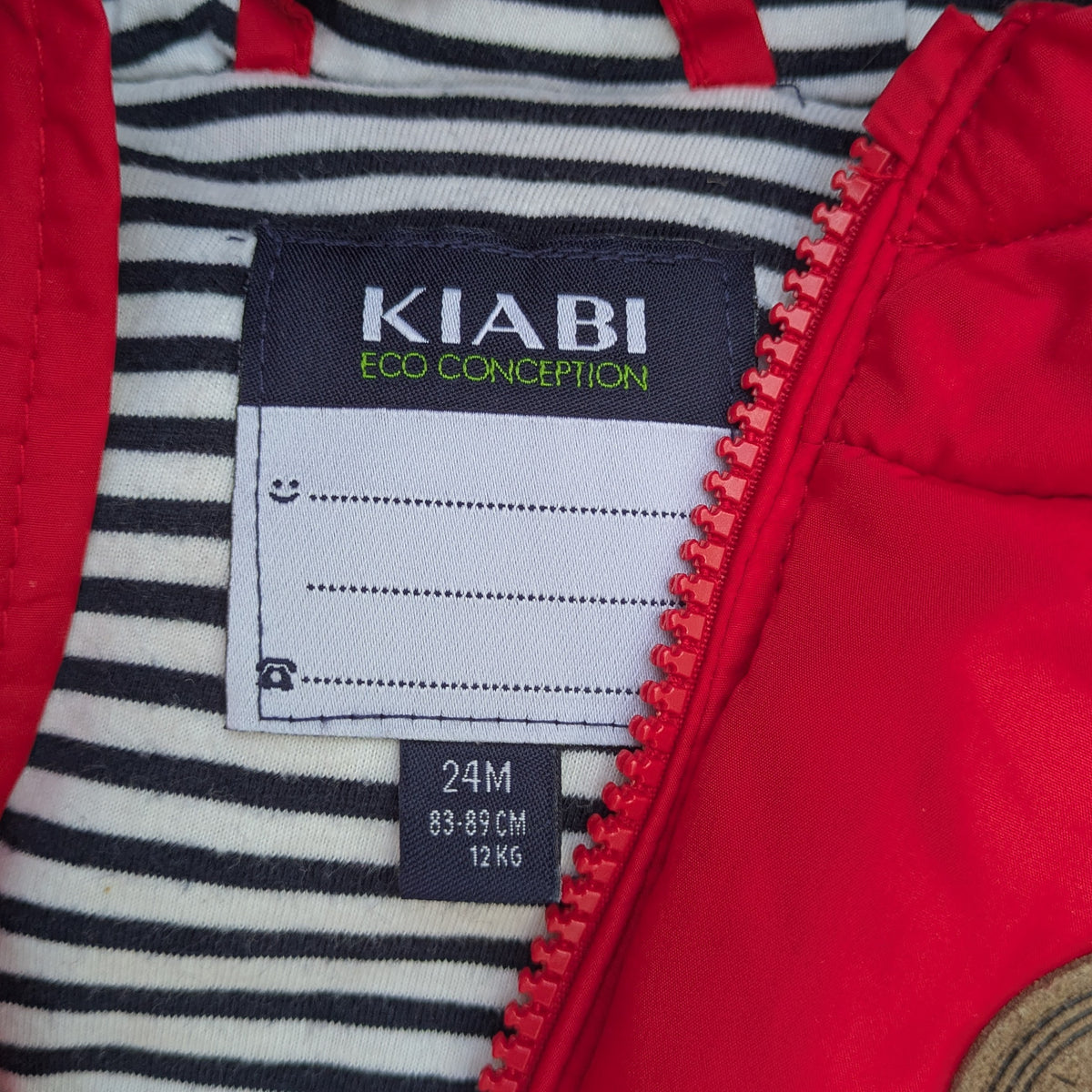 Kiabi puffer vest- 2-3 yrs