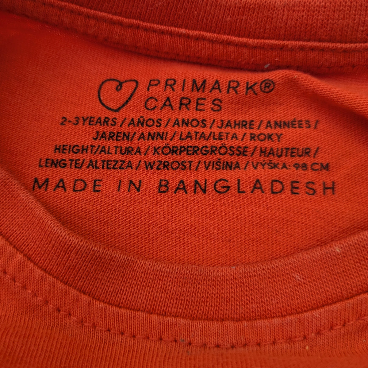 Primark long-sleeve shirt - 2-3 yrs