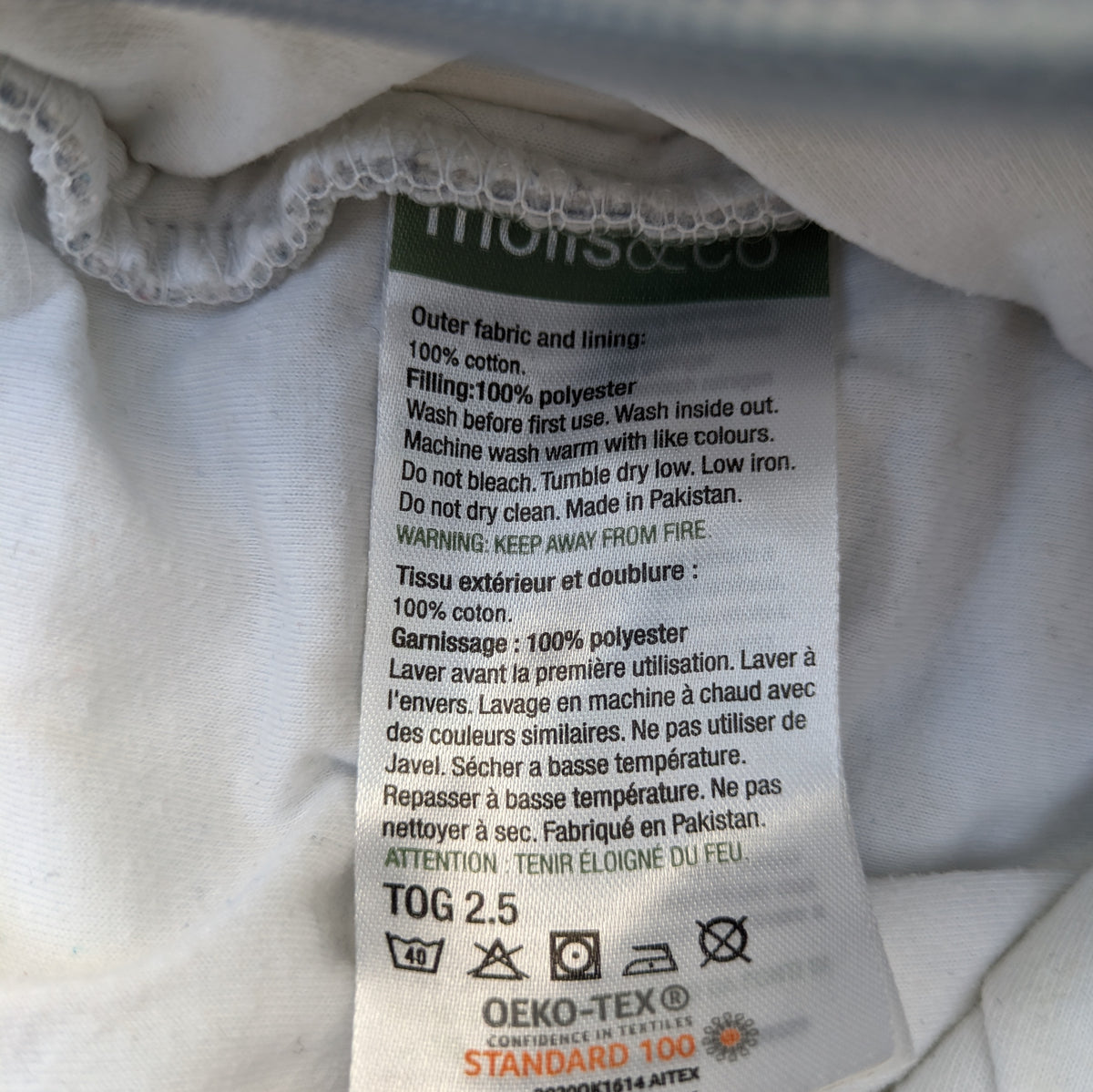 Molis & Co footed sleep sack - 12 mo