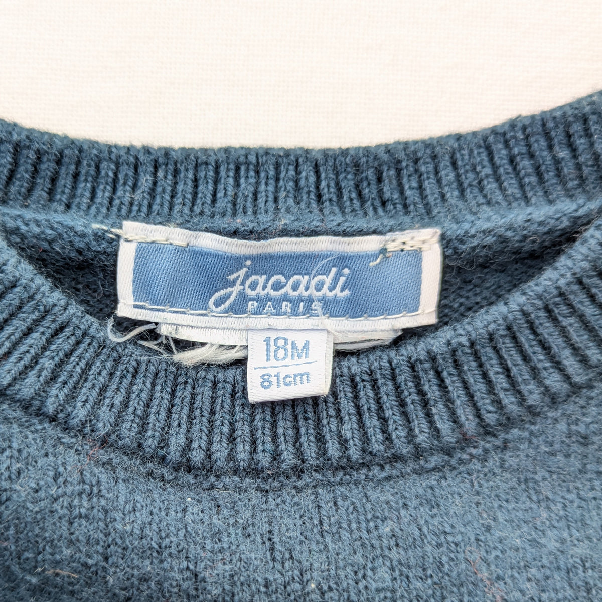 Jacadi wool blend sweater - 18 mo