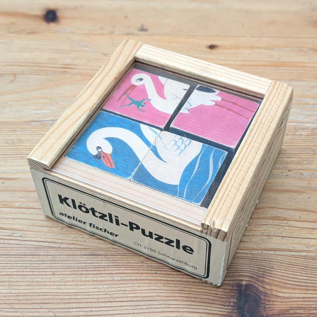 Atelier Fischer - Wooden Animal Puzzle Blocks