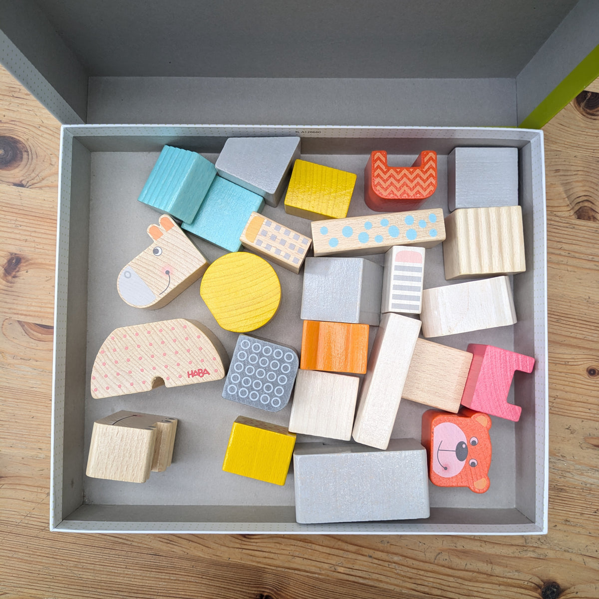 Haba Wooden animal blocks
