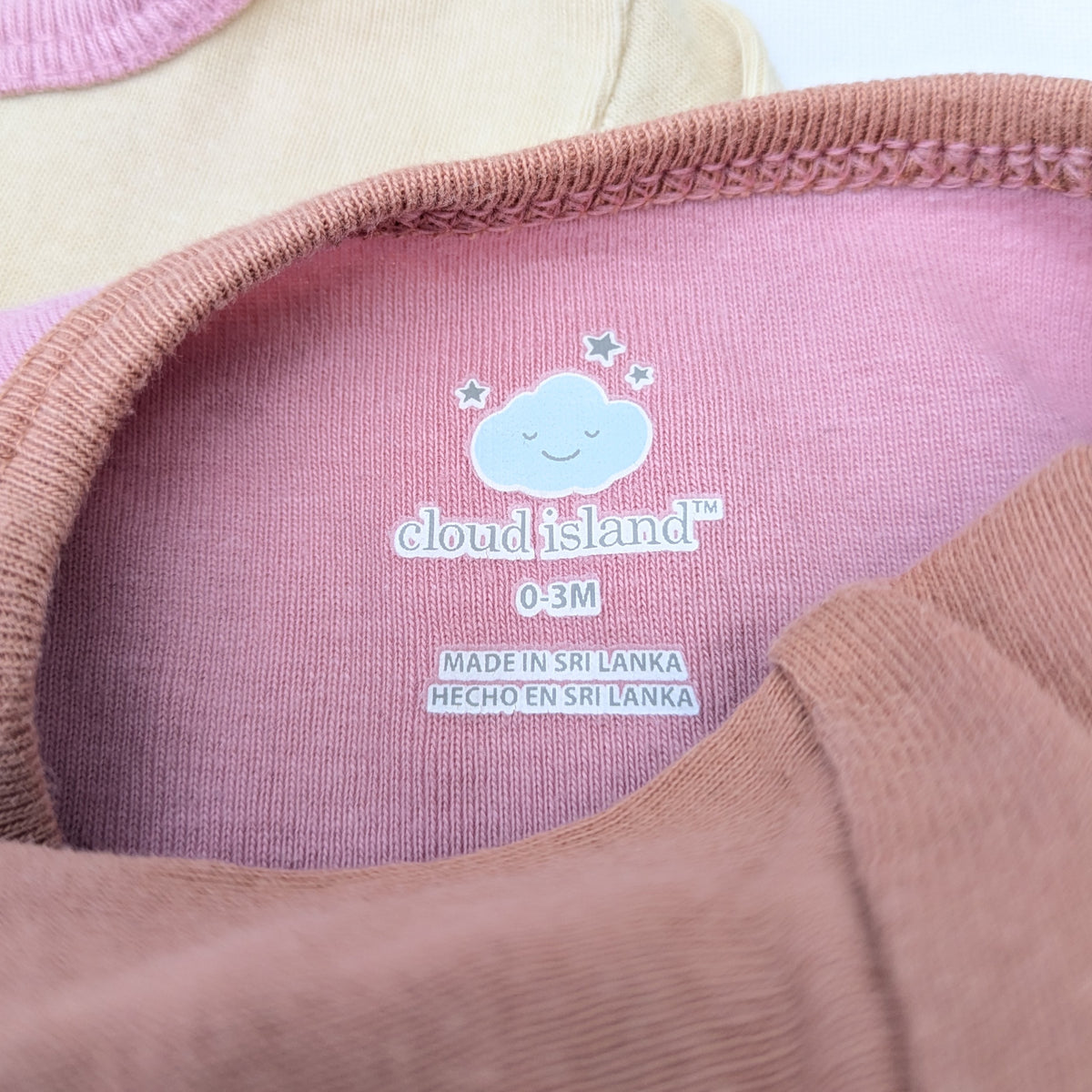 Cloud Island set of 3 pyjamas (0-3 mo)