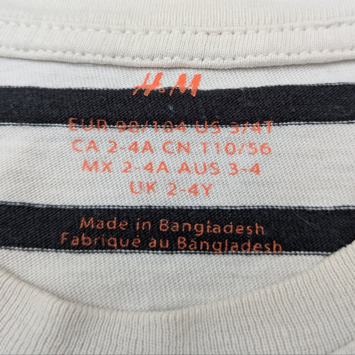 H&M striped shirt - 3-4 yrs / 98-104 cm