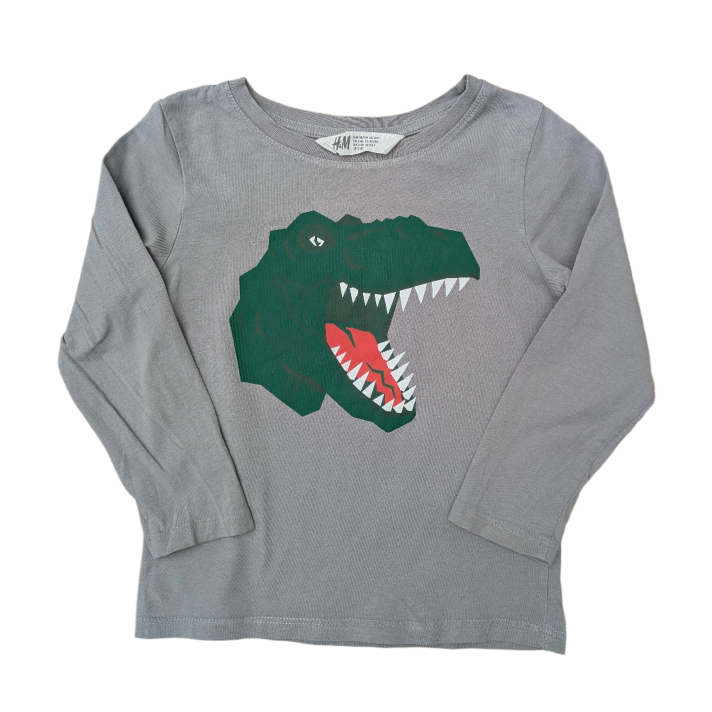 H&M dinosaur shirt - 3-4 yrs / 98-104 cm