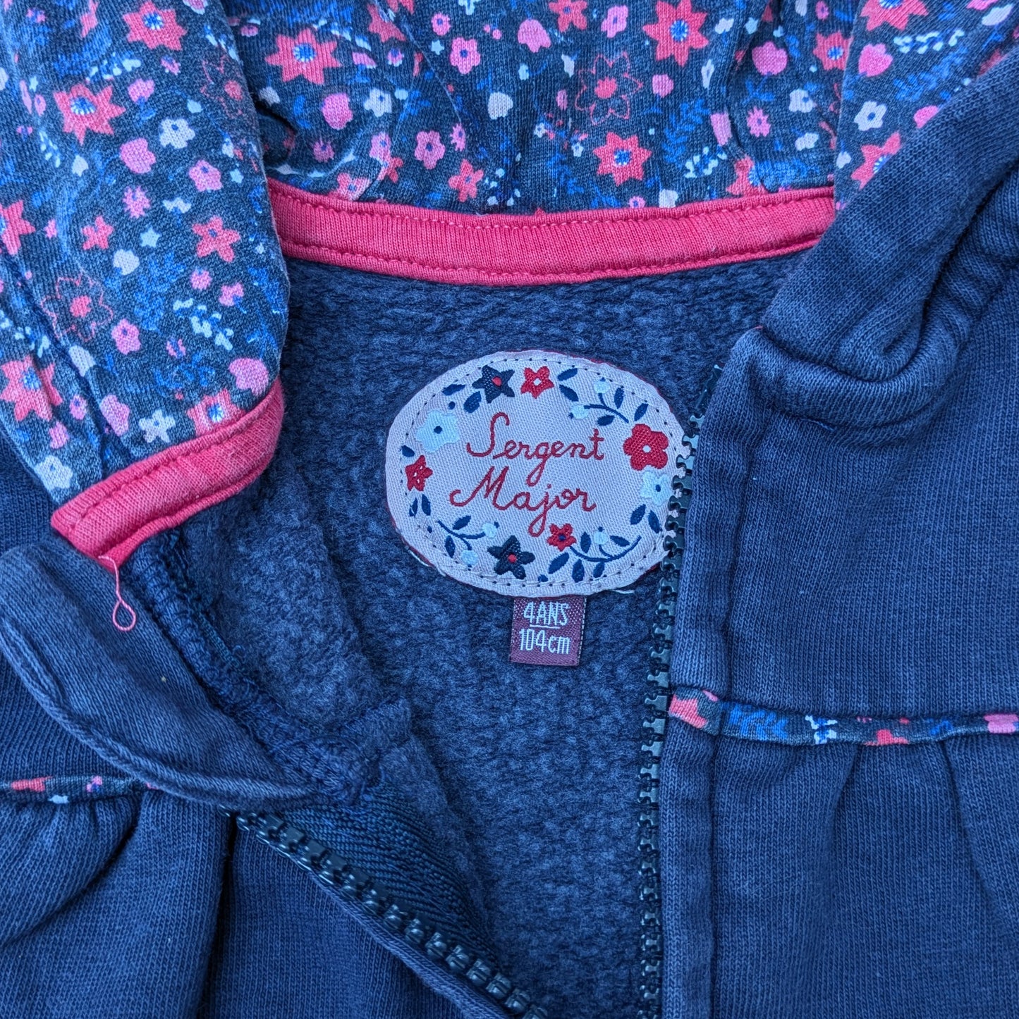 Sergent Major zip-up hoodie - 4 yrs / 104 cm
