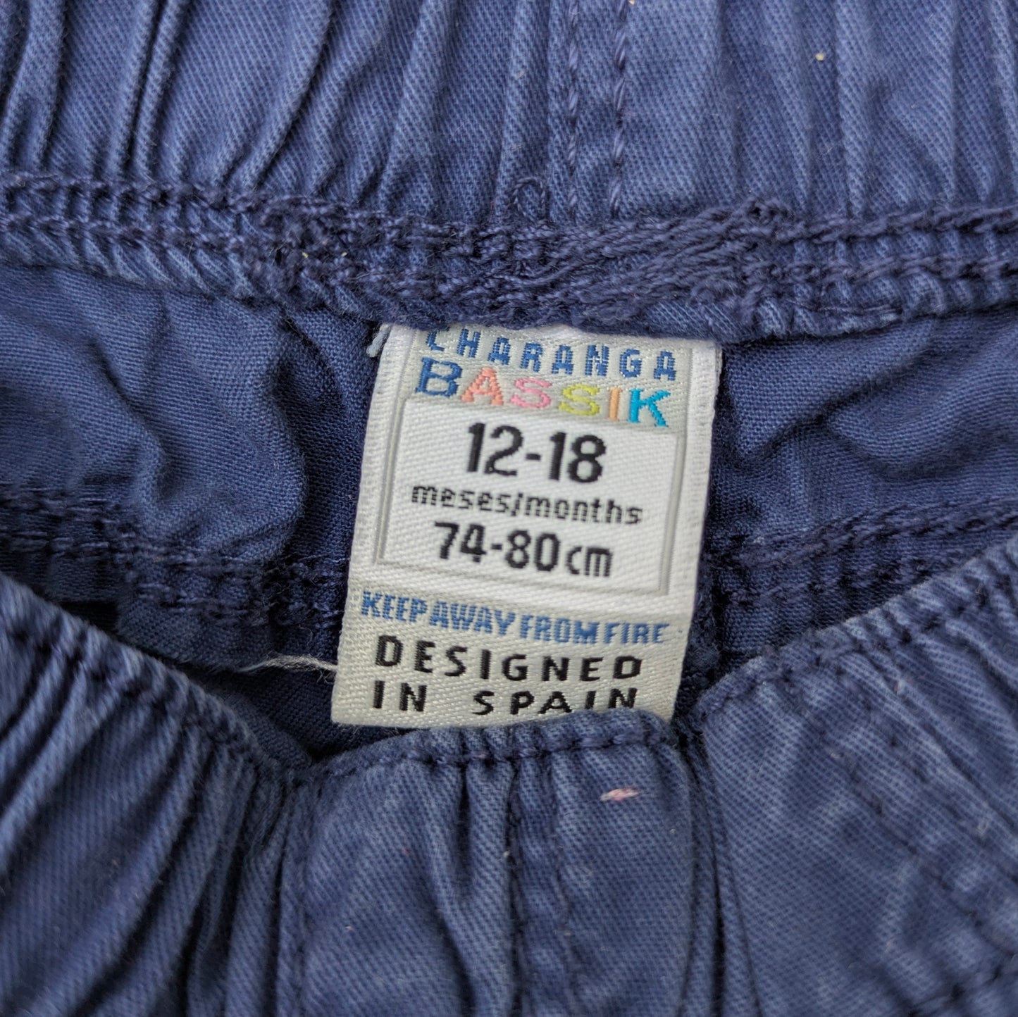 Charanga Bassik cotton trousers - 12-18 mo / 74-80cm