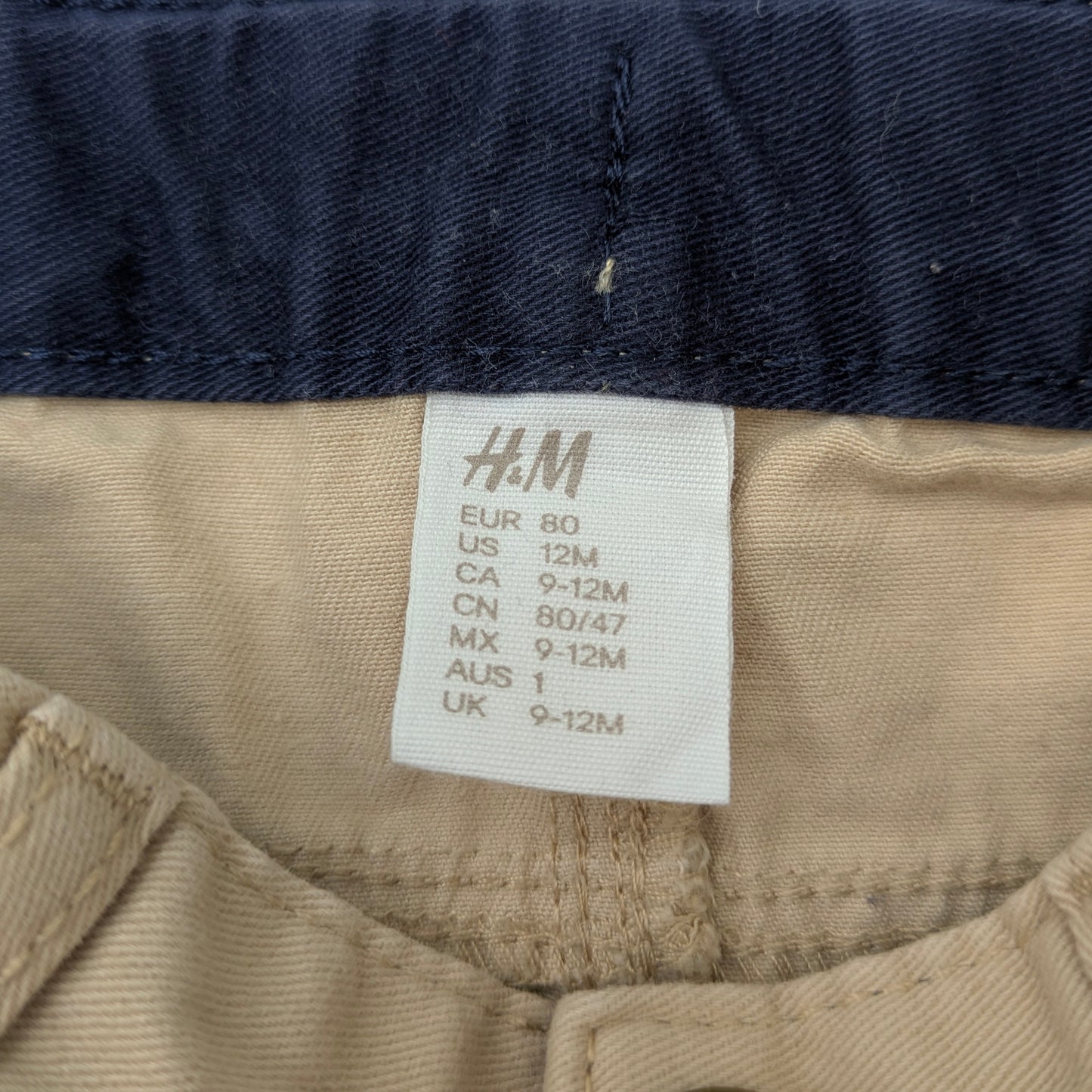 H&M cotton trousers - 12-18 mo / 86 cm