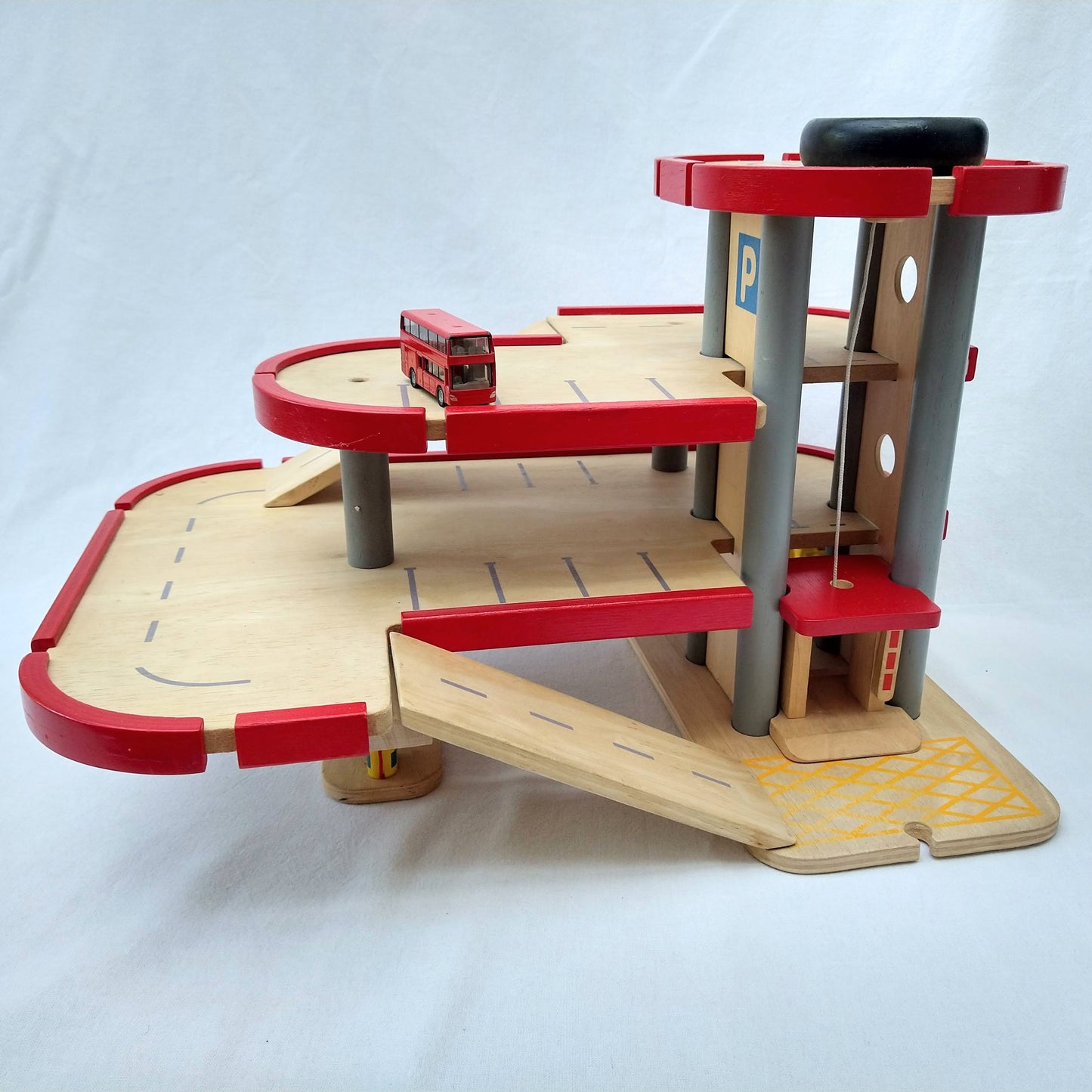 PlanToys Wooden Parking Garage