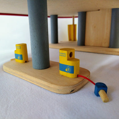 PlanToys Wooden Parking Garage