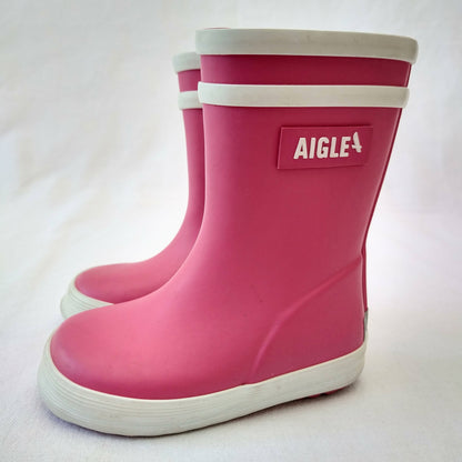 Aigle Rain Boots size 20 pink