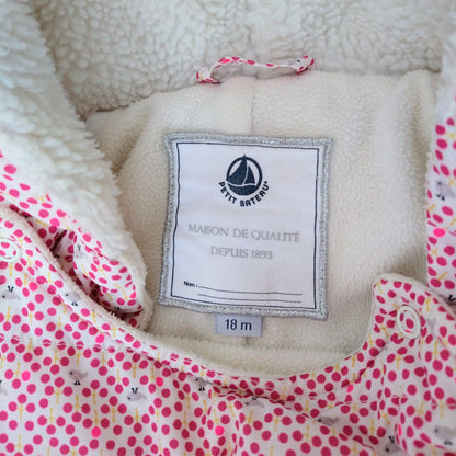 Petit Bateau Snow Suit size 18 mo