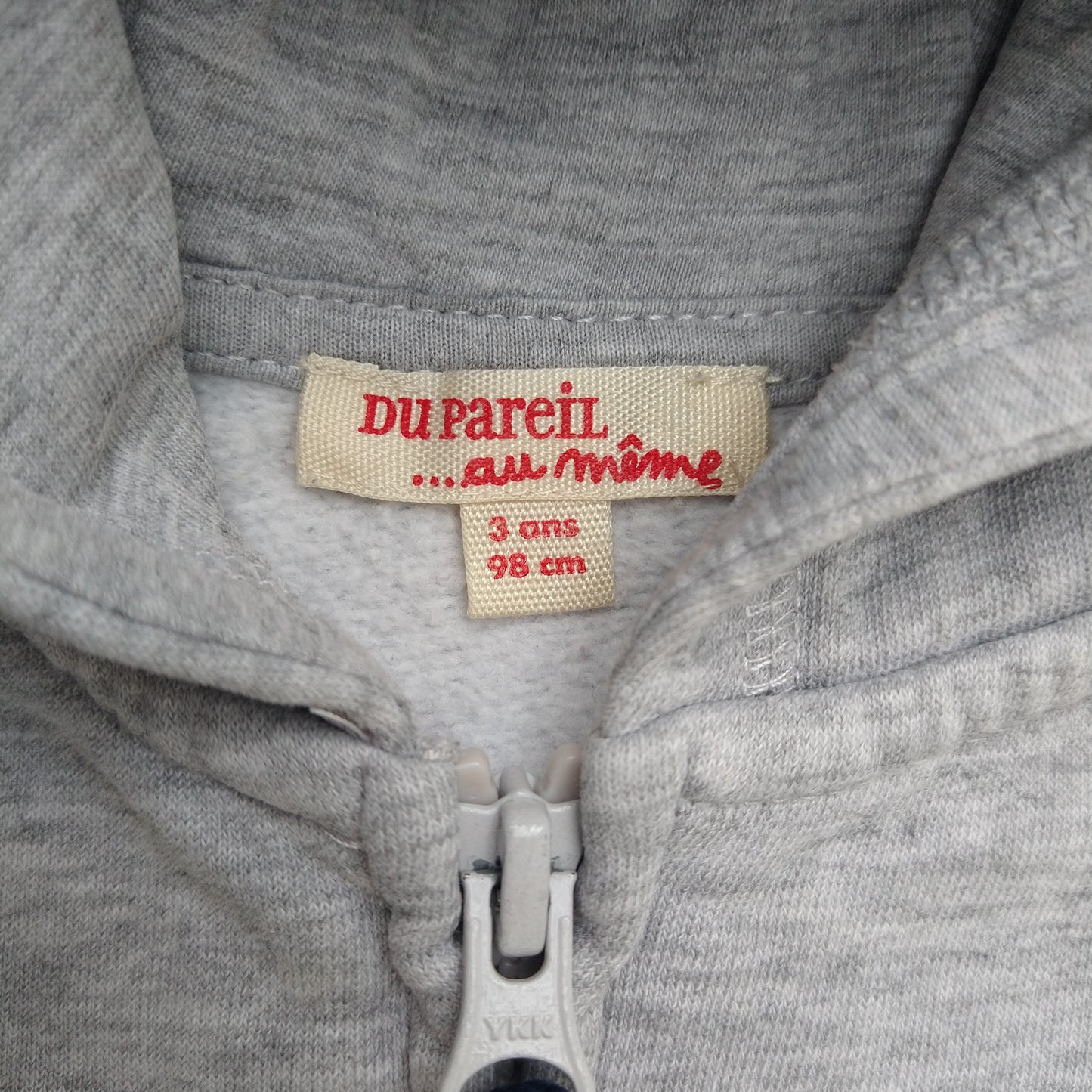 Du pareil au meme zip-up hoodie - 3 yrs / 98 cm