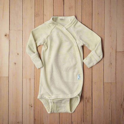 Iobio organic merino-silk onesie - 0-3 months