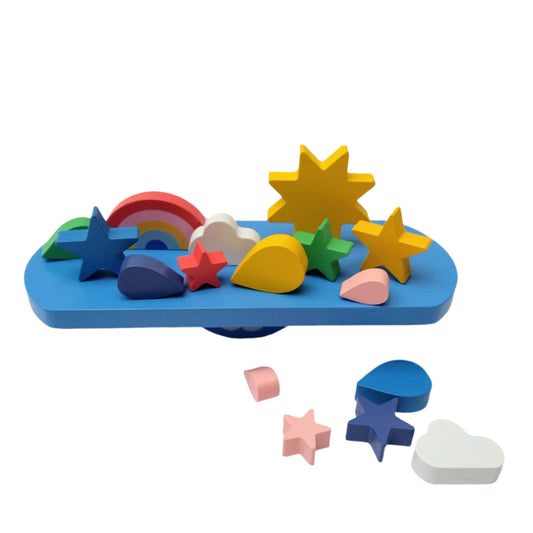 Wooden balancing toy
