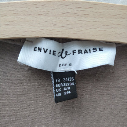 Envie de Fraise Umstands- und Still-T-Shirt - Beige - Größe 32/34