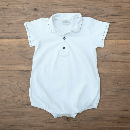 Paz Rodriguez cotton polo onesie body - 18 mo