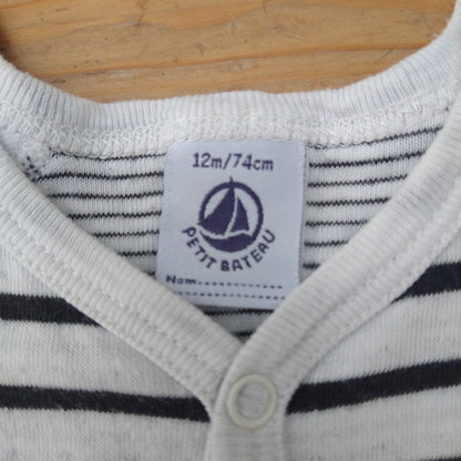 Petit Bateau outfit- size 12 mo