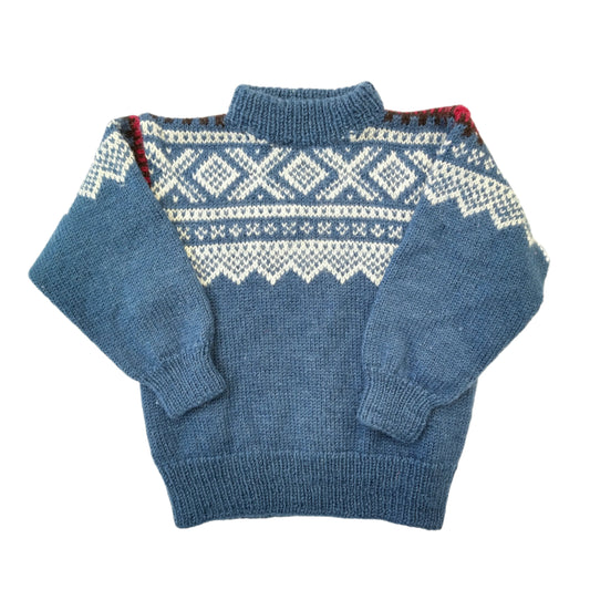 Pull en laine norvégienne - 12-18 mois
